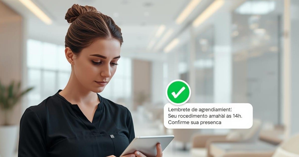 reduzir faltas em clínicas estéticas